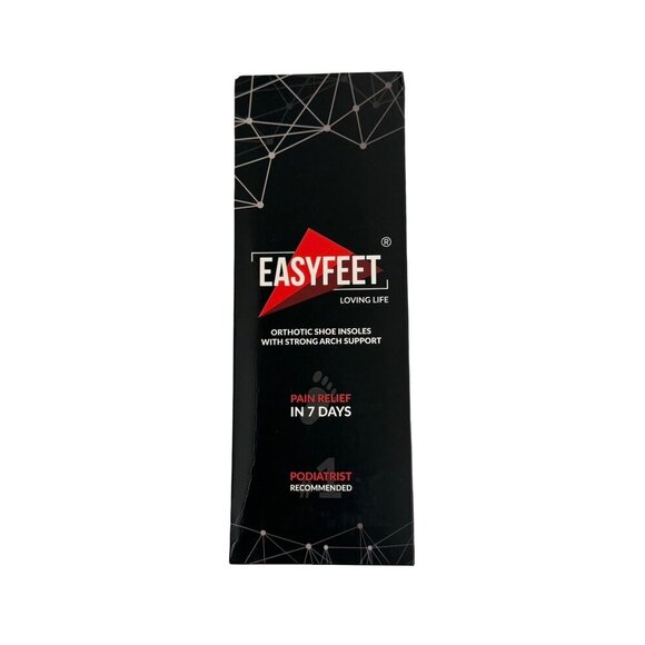 SOLD! Orthotic Shoe Insoles Strong Arch Support By EasyFeet S Men/M Women - Picture 2 of 12